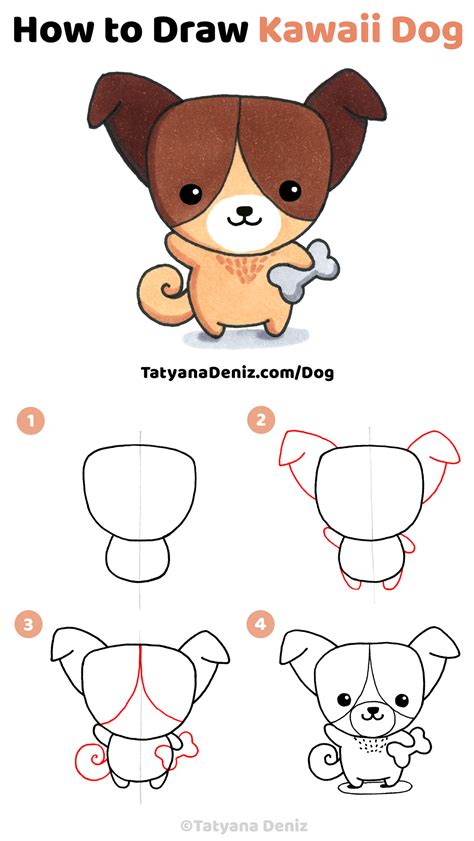 dog drawing tutorial|cute dog drawing.